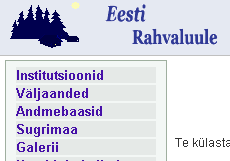 ekraanipilt Folklore.ee lehek&uuml;ljest