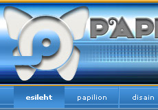ekraanipilt Papilion Disain leheküljest