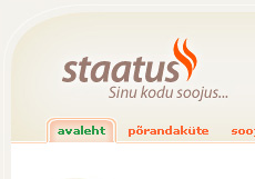 ekraanipilt Staatus OÜ lehek&uuml;ljest