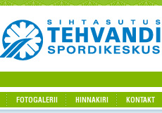 ekraanipilt Tehvandi Olümpiakeskus leheküljest